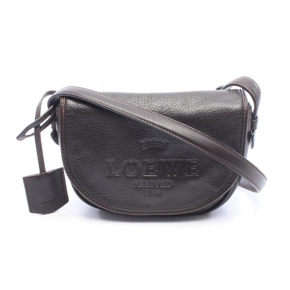 Loewe Heritage Shoulder Bag/Handbag, Leather, Women's, Brown